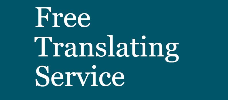 Featured image for “Free Translation Service”