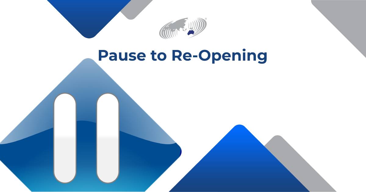 Featured image for “Pause to Re-Opening”