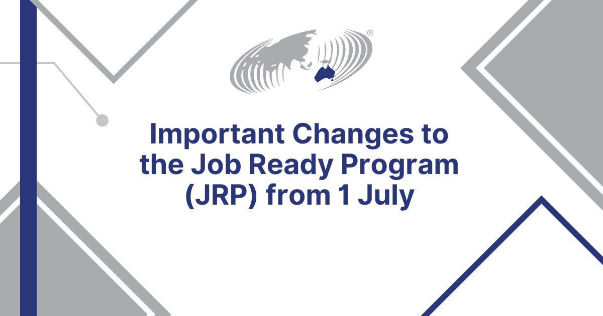 Featured image for “Important Changes to the Job Ready Program (JRP) from 1 July 2023”