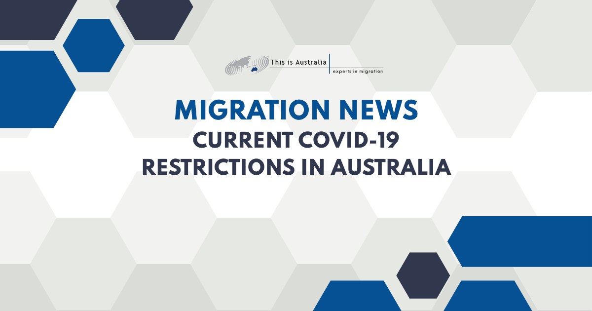 Featured image for “Current COVID-19 restrictions in Australia”