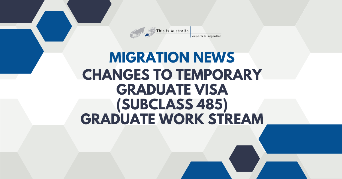 Featured image for “485 Temporary Graduate Visa New Rules and Updates 2023”