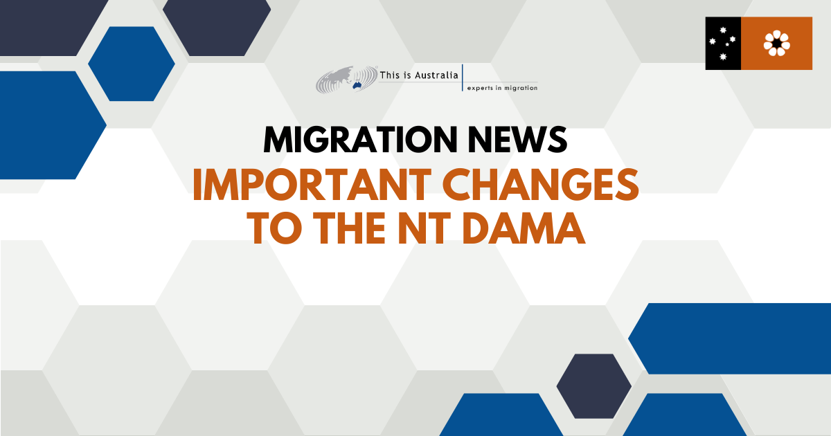 Featured image for “Important Changes to the NT DAMA”